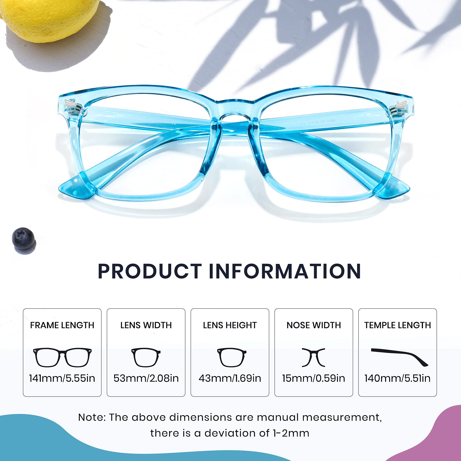 Cyxus Blue Light Blocking Glasses for Computer & Screen Use - Anti UV Glare Filter, Gaming & Reading Eyewear for Men & Women - Reduce Eye Strain & Improve Sleep