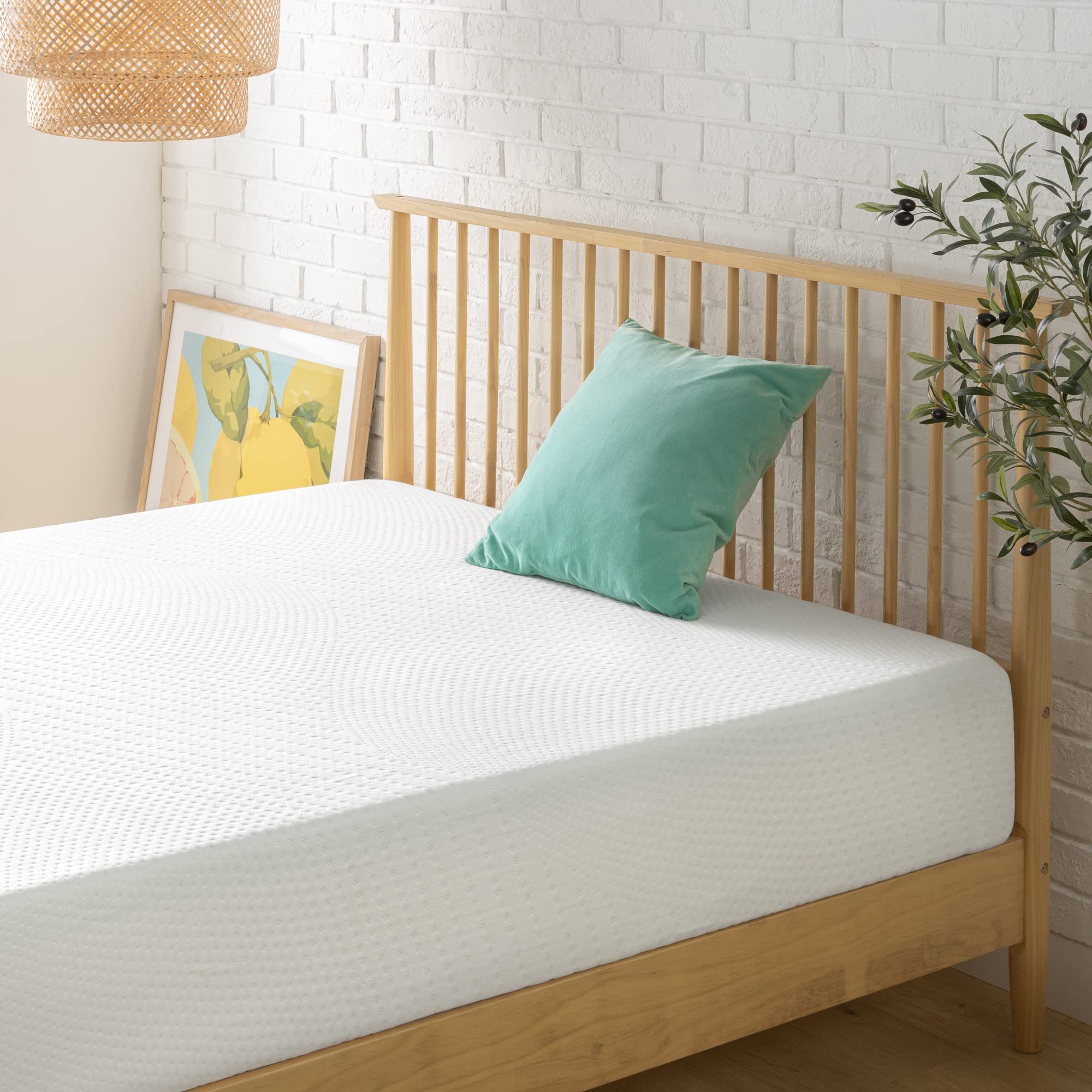 ZINUS 10 Inch Green Tea Infused Memory Foam Mattress - Twin Size, CertiPUR-US Certified, Bed in a Box for Easy Setup | Perfect for Guest Rooms, Dorms & Small Spaces