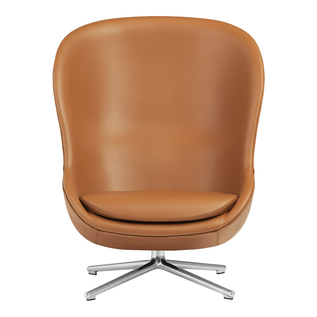 Premium Hyg Lounge Chair with 360° Swivel Base - Modern Accent Chair for Living Room, Bedroom or Office - Ergonomic Comfort for Relaxing & Reading