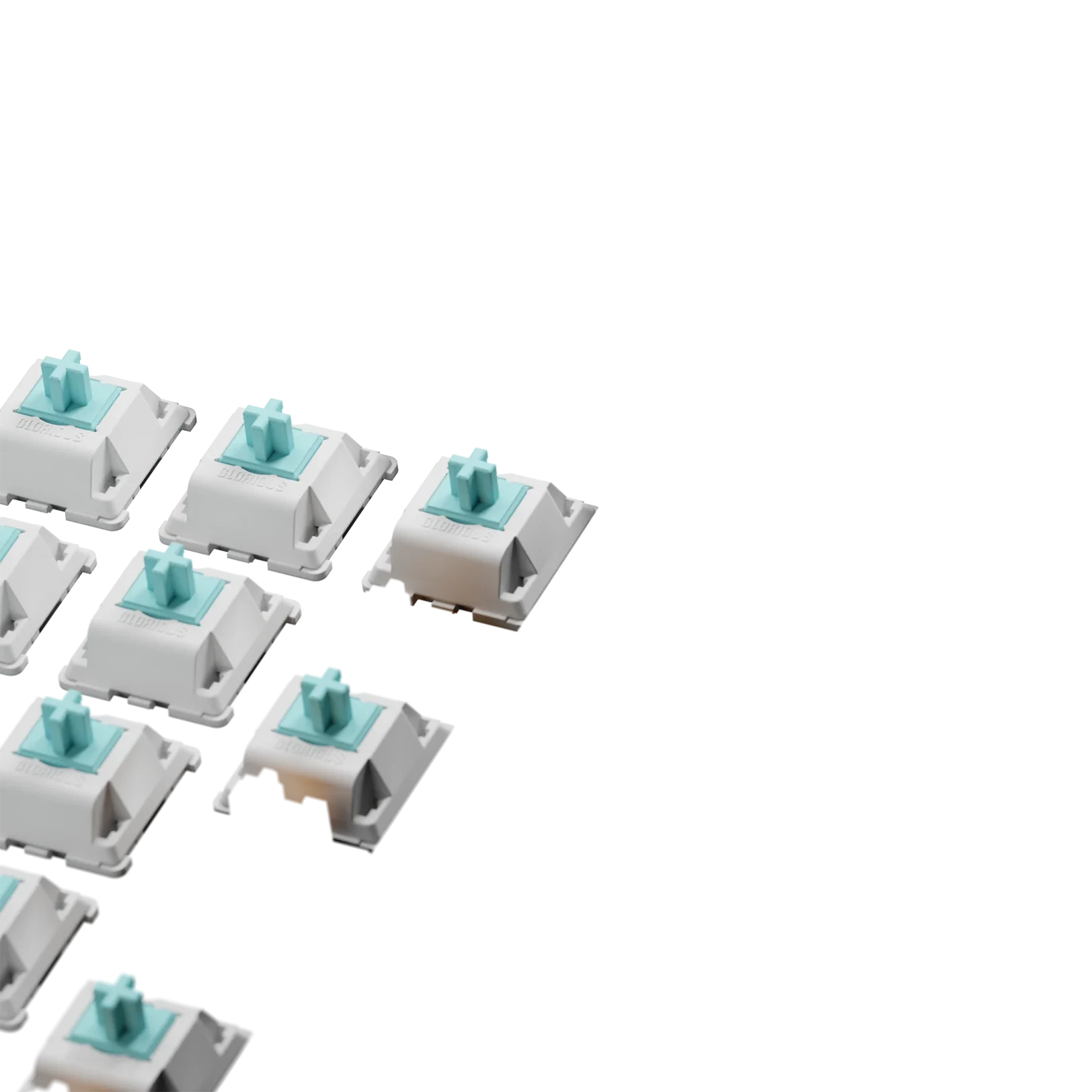Glorious Lynx Tactile Mechanical Keyboard Switches - MX Style, 100-Pack, ANSI Compatible - Perfect for Gaming, Typing & Custom Keyboard Builds