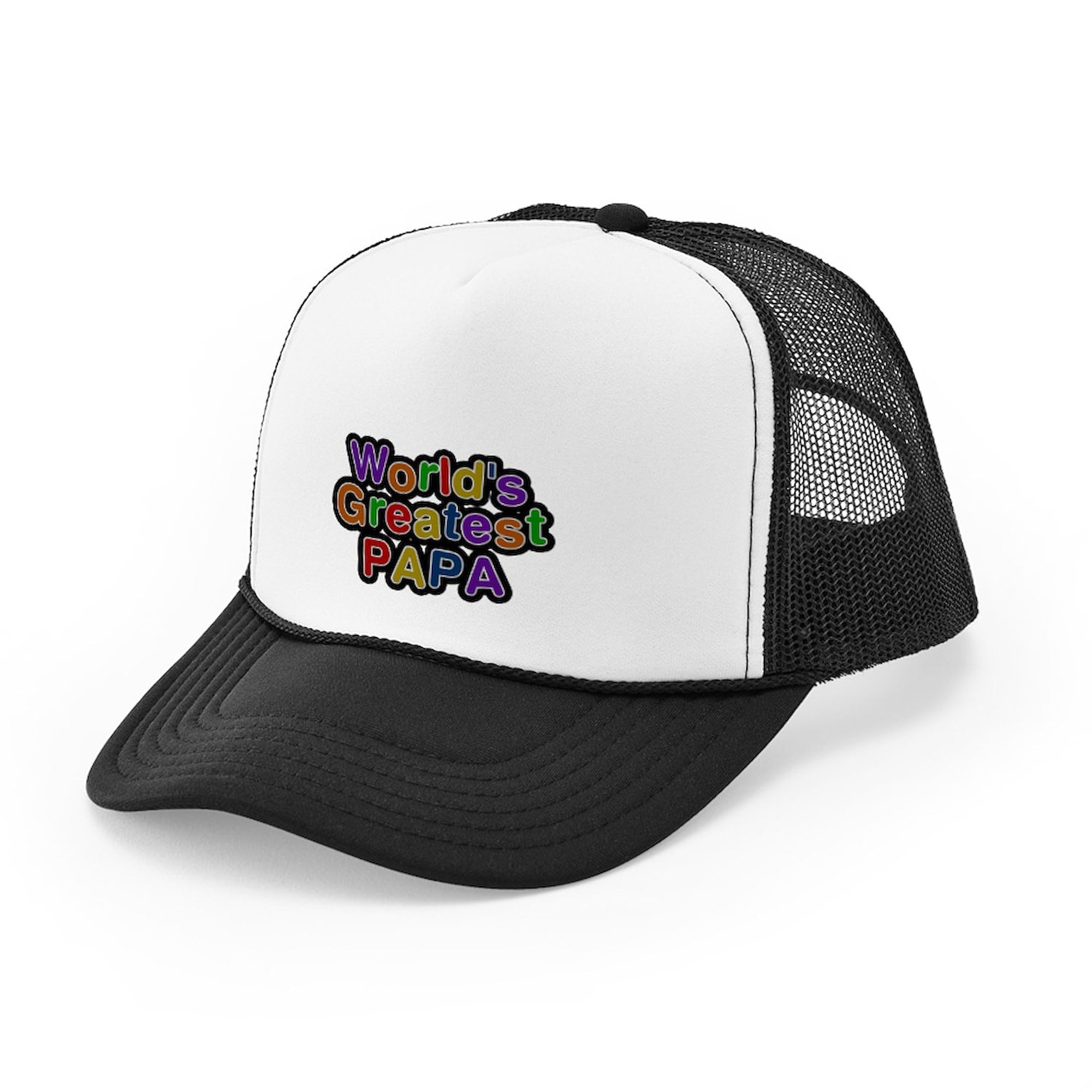 World's Greatest Dad Adjustable Snapback Trucker Hat - Perfect for Father's Day Gifts, BBQ Parties & Casual Outings