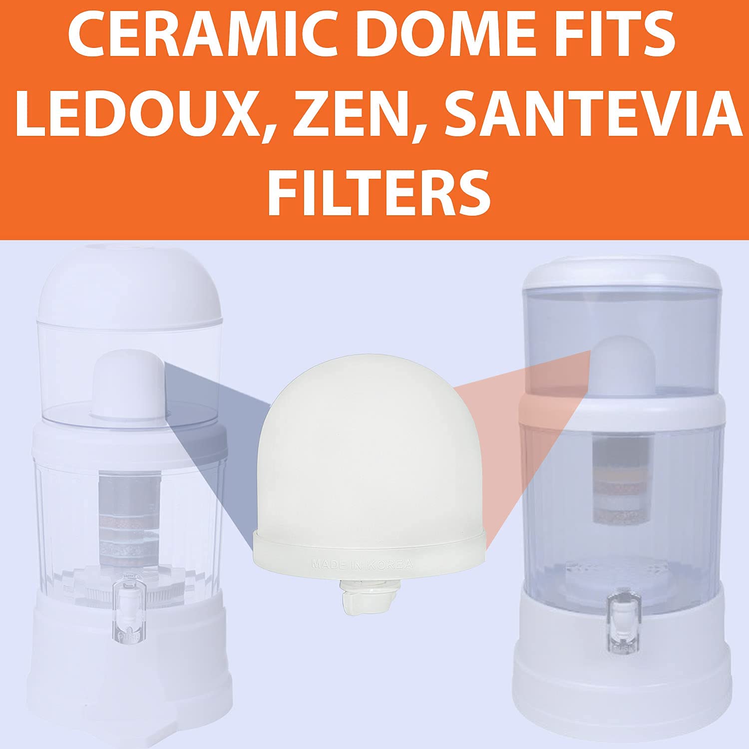 **Aquaboon Ceramic Dome Water Filter Replacement 25 Pack – Compatible with Zen, Max Water 104029, SHTFandGO SQ51132911 | Countertop Drinking Water Filtration System | Pure & Safe Water for Home, Office, and Emergency Use**