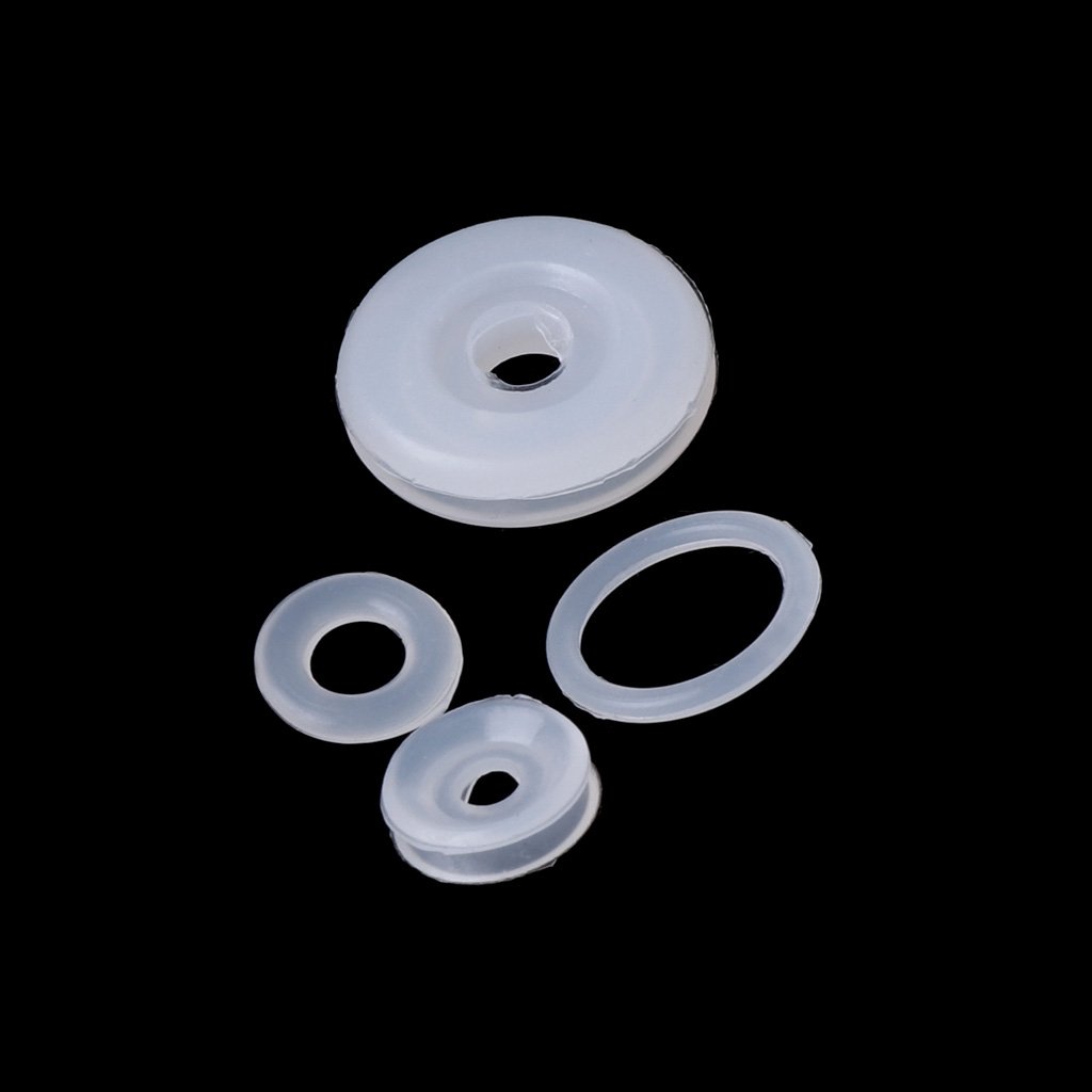 Jackyee 20cm Silicone Rubber Gasket Sealing Ring - Replacement Part for 3-4L Electric Pressure Cookers - Durable White Seal Ring for Instant Pot Accessories - Perfect for Cooking, Meal Prep & Kitchen Safety