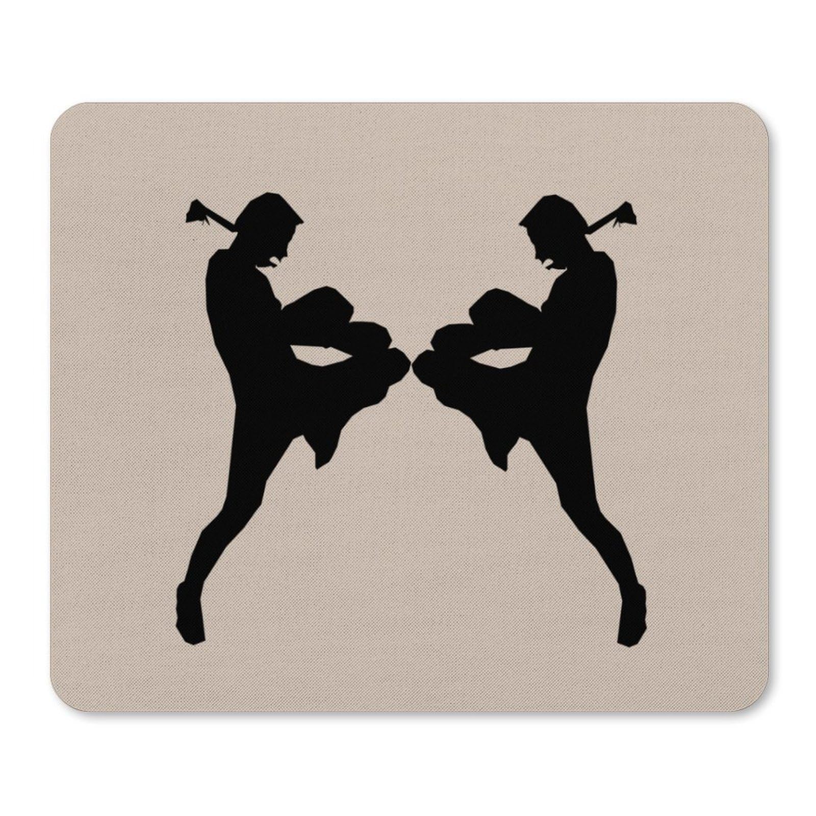 Durable Muay Thai Arts Non-Slip Gaming Mouse Pad - Waterproof Office & Home Computer Accessory (25x30cm) - Perfect for Gamers, Graphic Designers & Office Workers