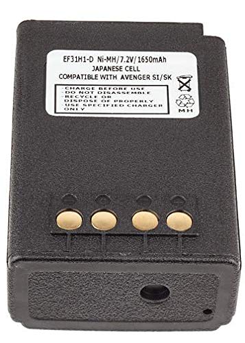 Replacement Battery for Tekk SB-80 Two-Way Radio - 7.2V 1650mAh Ni-MH Rechargeable Battery Pack - Perfect for Walkie Talkies, Security Radios & Outdoor Communication