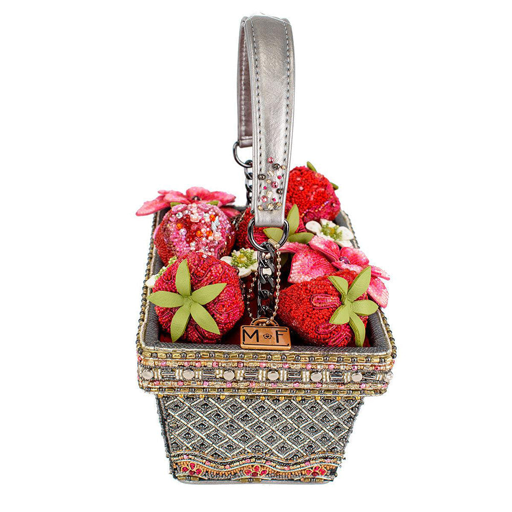 Stylish Mary Frances Berry Beautiful Top Handle Handbag for Women - Perfect for Parties, Weddings & Special Occasions