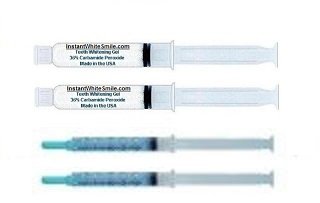 INSTANT WHITE SMILES 36% Teeth Whitening Gel - Professional Deep Stain Removal with 2x10ml Syringes & 2 Remineralizing Trays | At-Home Whitening Kit for Coffee, Wine & Smoking Stains