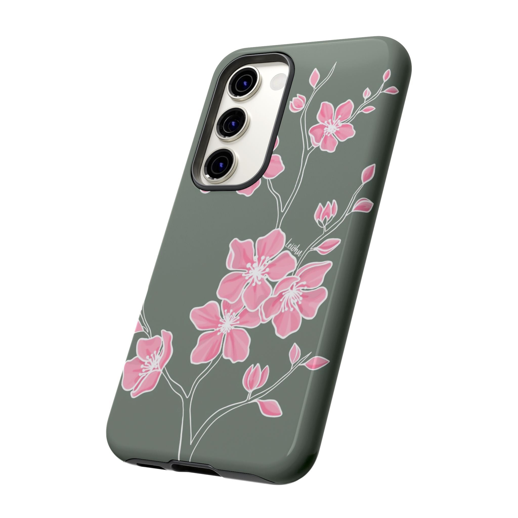 Samsung Galaxy Phone Case with Cherry Blossom Design - Stylish Protective Cover for Everyday Use, Travel & Work