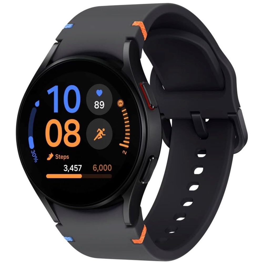 Samsung Galaxy Watch FE 40mm Bluetooth Smartwatch - AI Fitness Tracker with BIA Sensor, Heart Rate Monitor, Sleep Tracking & Personalized HR Zones | International Version 2024 (Black) | Perfect for Workouts, Running & Daily Health Monitoring