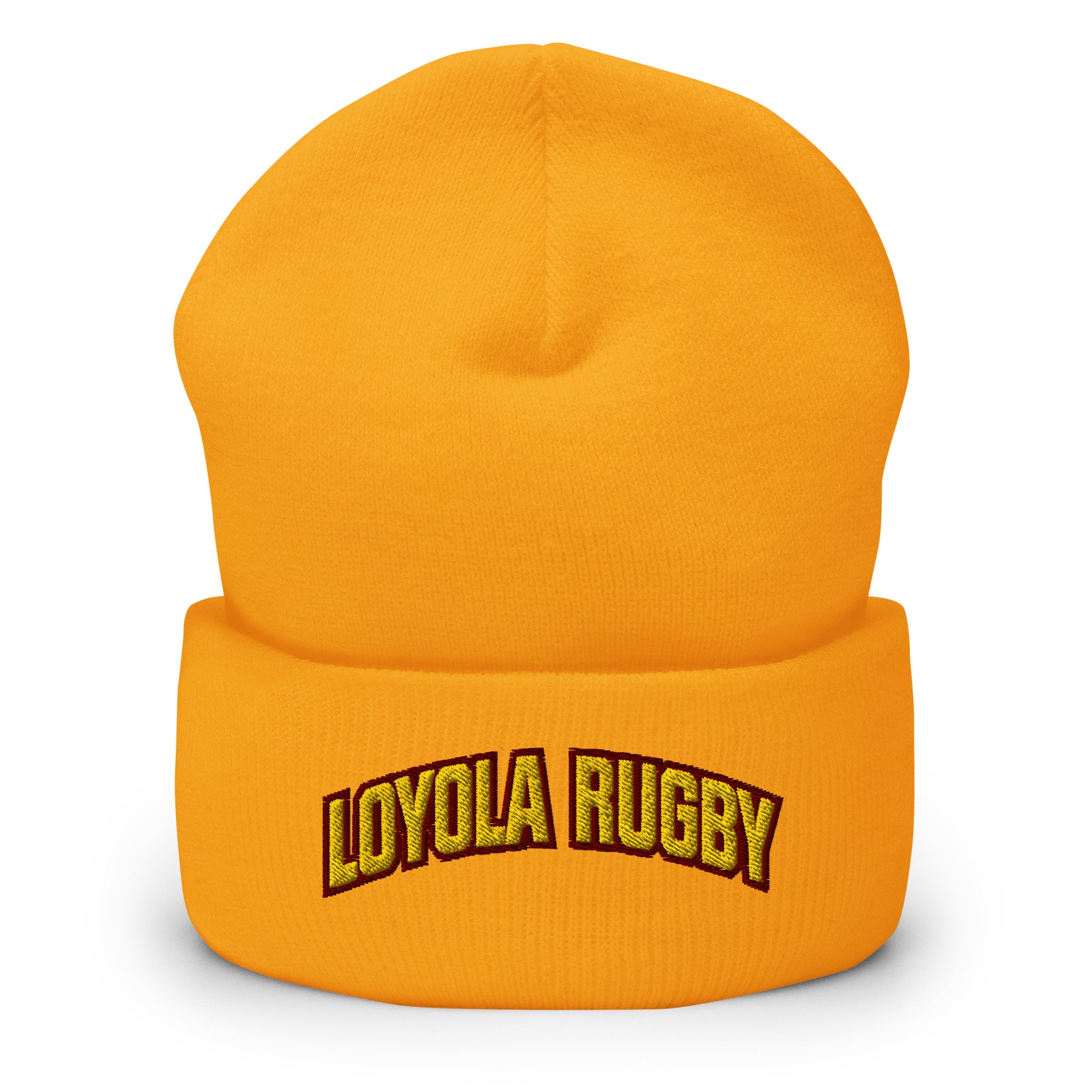 Loyola Rugby Cuffed Beanie - Warm Winter Hat for Men & Women - Perfect for Cold Weather, Outdoor Sports, and Casual Wear