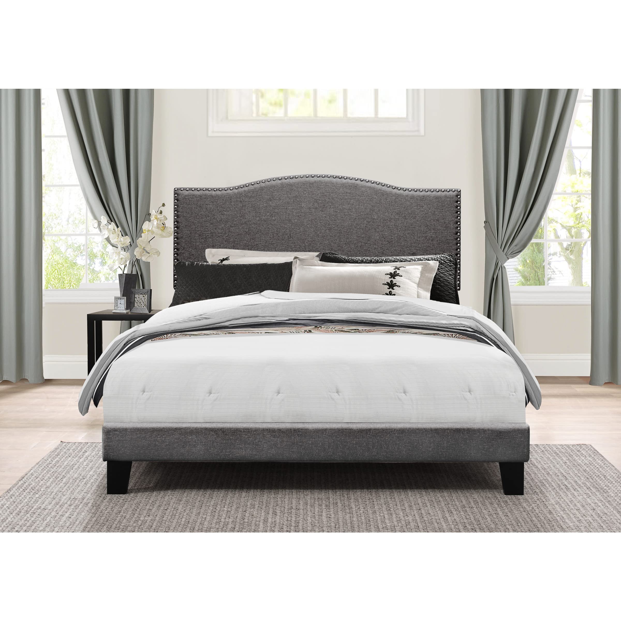 Hillsdale Furniture Kiley Full Size Bed Frame in Stone Finish – Perfect for Modern Bedrooms, Guest Rooms & Cozy Home Decor