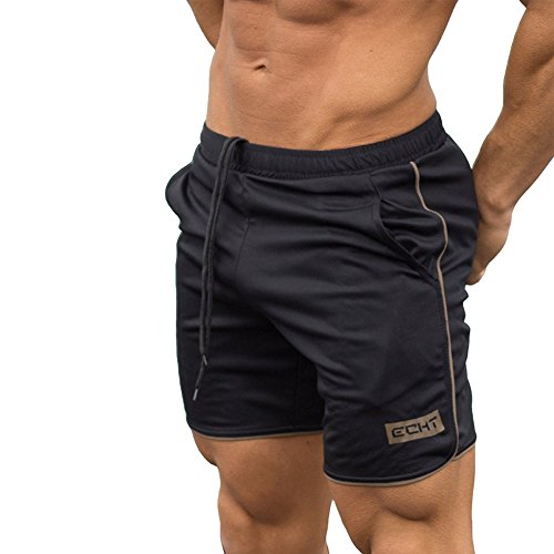 ZHONKUI Men's Gym Shorts - Bodybuilding Workout Shorts for Summer Training & Fitness - Lightweight Sports Pants for Weightlifting, Running & Active Lifestyle