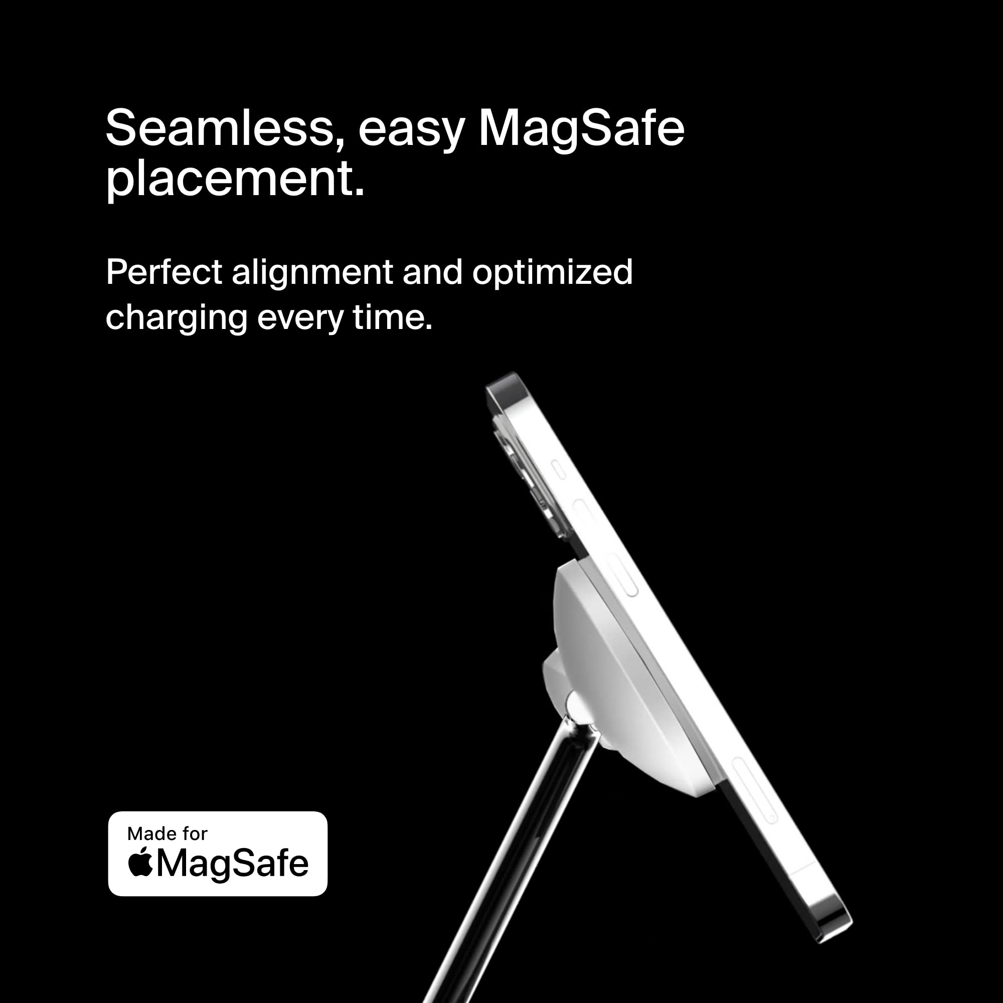 Belkin MagSafe 3-in-1 Wireless Charging Station - 15W Fast Charger for iPhone 16/15/14/13/12 Series, Apple Watch 10/9/8/SE/Ultra & AirPods - White | Perfect for Bedside, Office Desk & Travel Charging