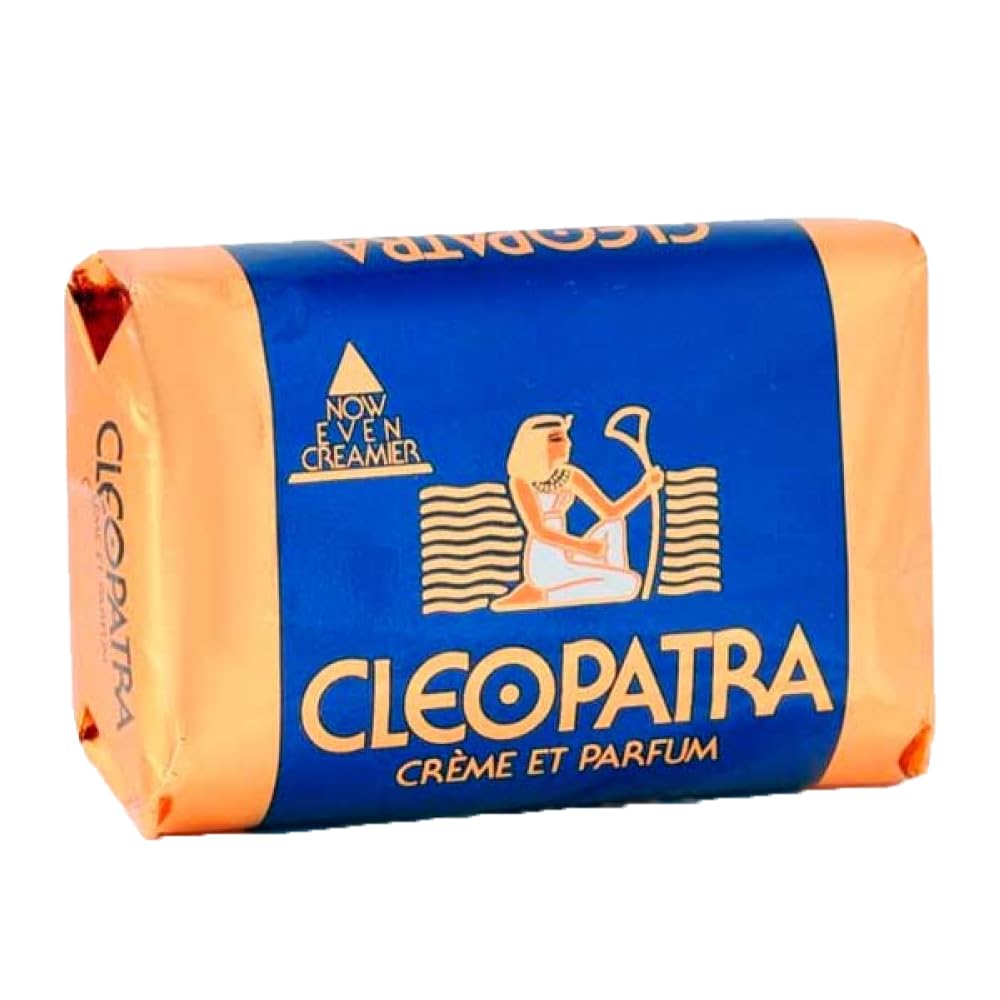 RSINC SOAP - Cleopatra Beauty Cream Soap Pack 6x120g for Radiant Skin | Queen's Essence Royal Silk Soap with Golden Glow | Luxurious Bath & Body Care Gift Set | Perfect for Spa Day, Self-Care Routine & Royal Pampering Experience