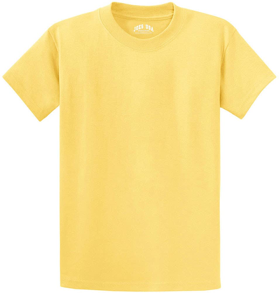 Men's Heavyweight 6.1-Ounce 100% Cotton T-Shirt - Regular, Big & Tall Sizes - Perfect for Casual Wear, Gym & Everyday Comfort