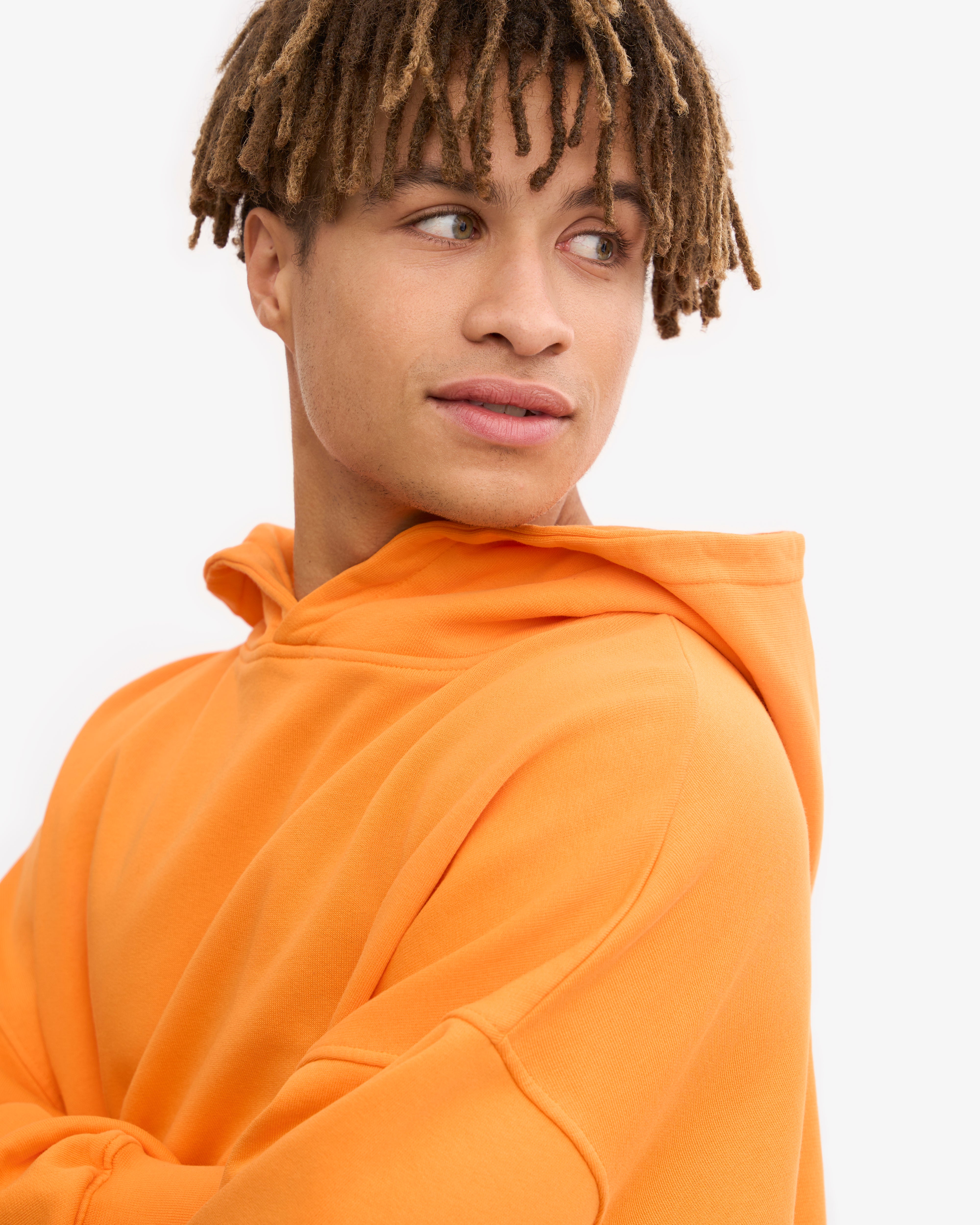 Organic Oversized Hoodie - Sunny Orange | Cozy & Stylish Pullover for Men & Women | Perfect for Casual Wear, Lounging & Outdoor Activities