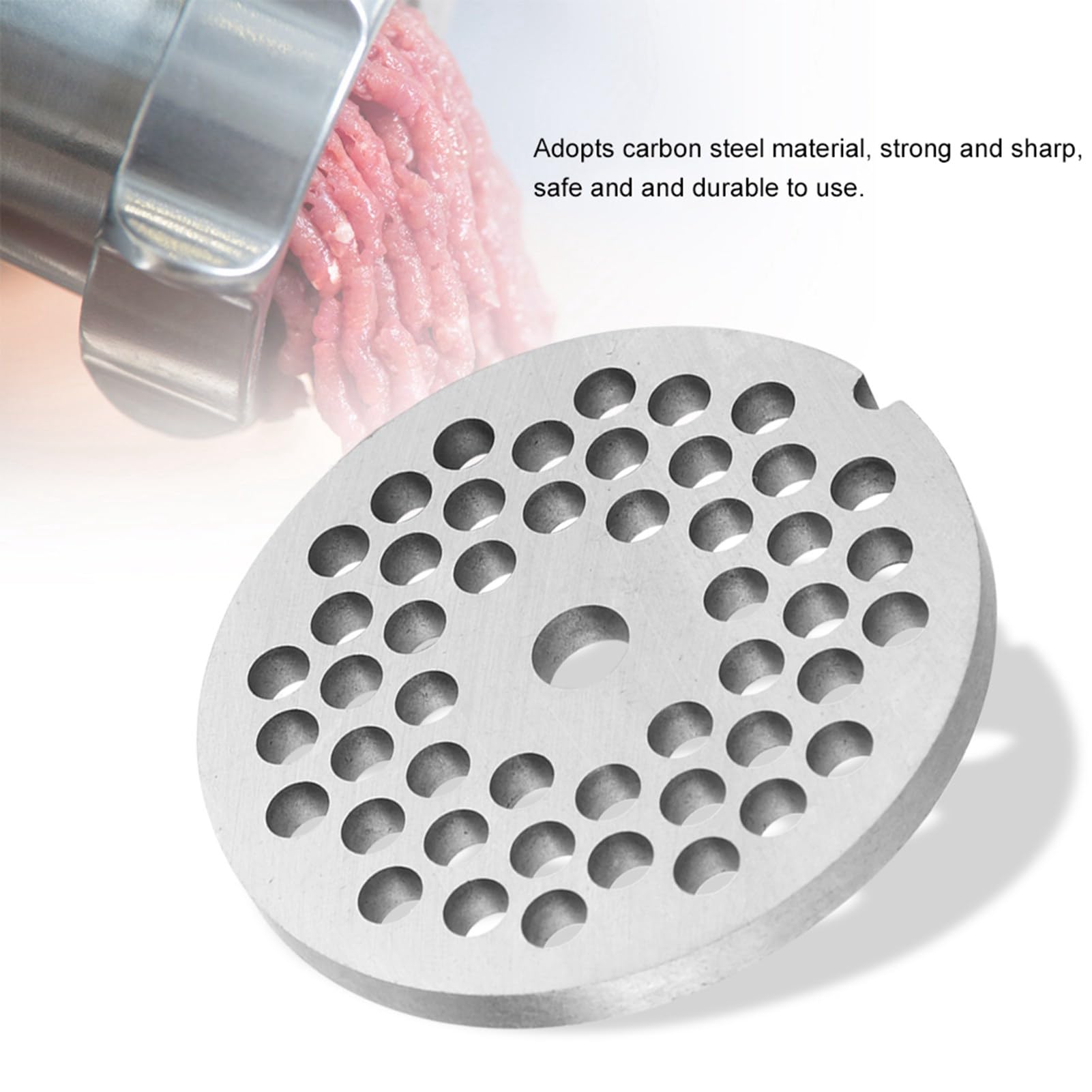 5mm/7mm Alloy Meat Grinder Plate Disc Knife - Professional Replacement Part for Noodles & Meat Grinding Machine - Durable Stainless Steel Blade for Home Kitchen & Commercial Use