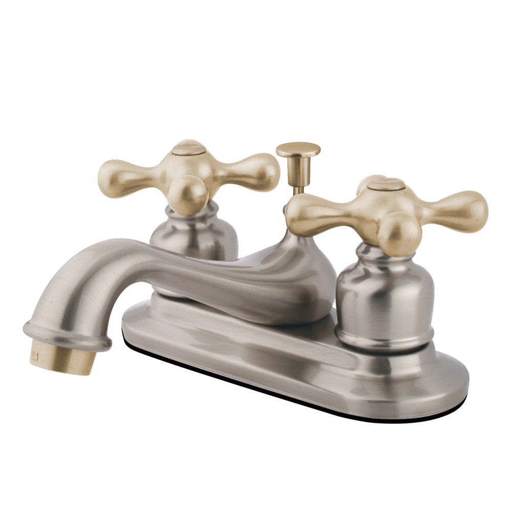 Kingston Brass KB608AX Restoration 4-Inch Centerset Bathroom Faucet - Chrome Finish for Vanity Sinks - Perfect for Bathroom Remodeling and Home Upgrades