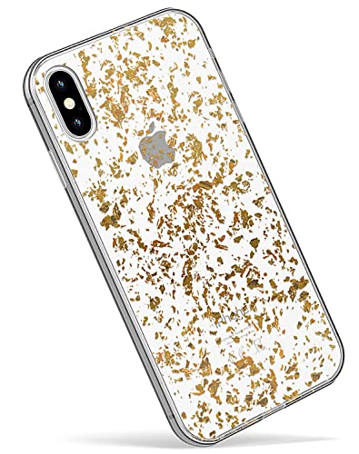 Rose and Gold Flaked Clear