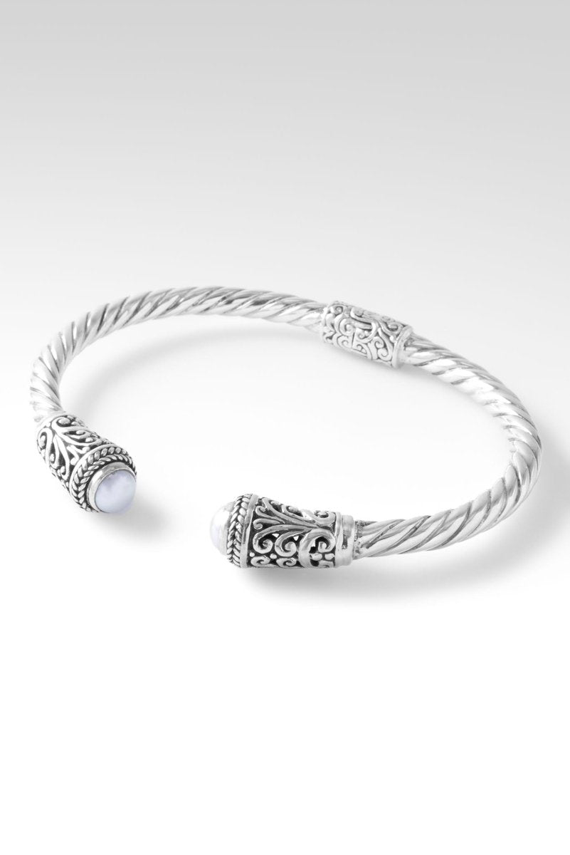 Believe Always Tip to Tip Bracelet™ - Genuine Freshwater Pearl Jewelry for Women, Inspirational Gift for Her | Perfect for Weddings, Anniversaries & Everyday Wear