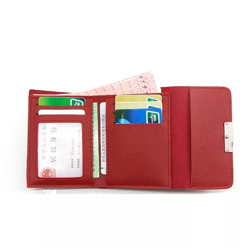 PRYFIL Women's Genuine Leather Wallet with Magnetic Closure - Multi-Function RFID Blocking Card Organizer, Purse & Clutch with Multiple Pockets | Perfect for Everyday Use, Travel & Business (1 Piece)