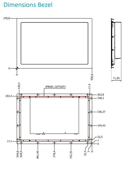 Rugged Industrial Touchscreen Monitor - 21.5