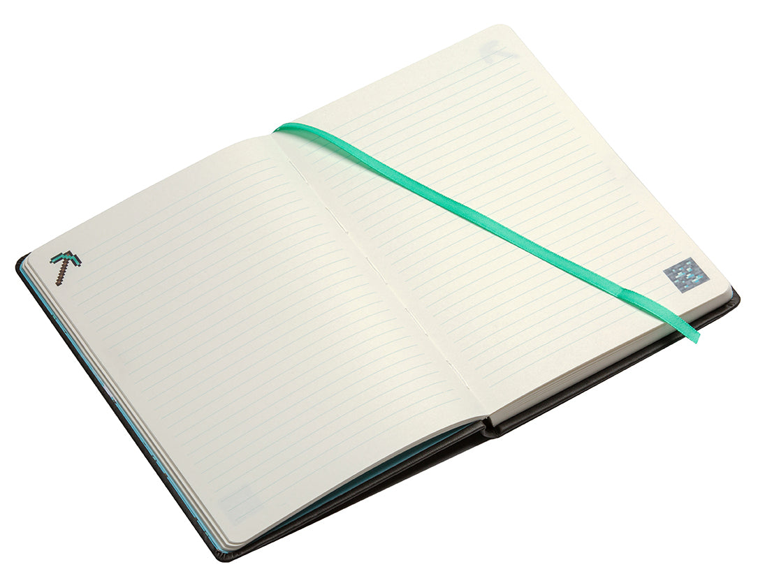 Minecraft Diamond Ore Journal with Charm - Perfect for Gaming Enthusiasts, Note Taking & Creative Writing