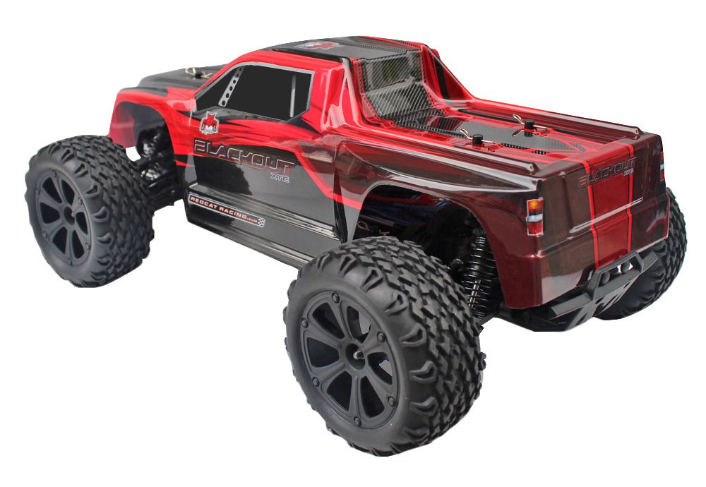Redcat Racing Blackout XTE 1/10 Scale Electric RC Monster Truck - Waterproof Electronics, High-Speed Off-Road Vehicle for Adults & Kids - Perfect for Backyard Bashing, Trail Driving & Competitive Racing