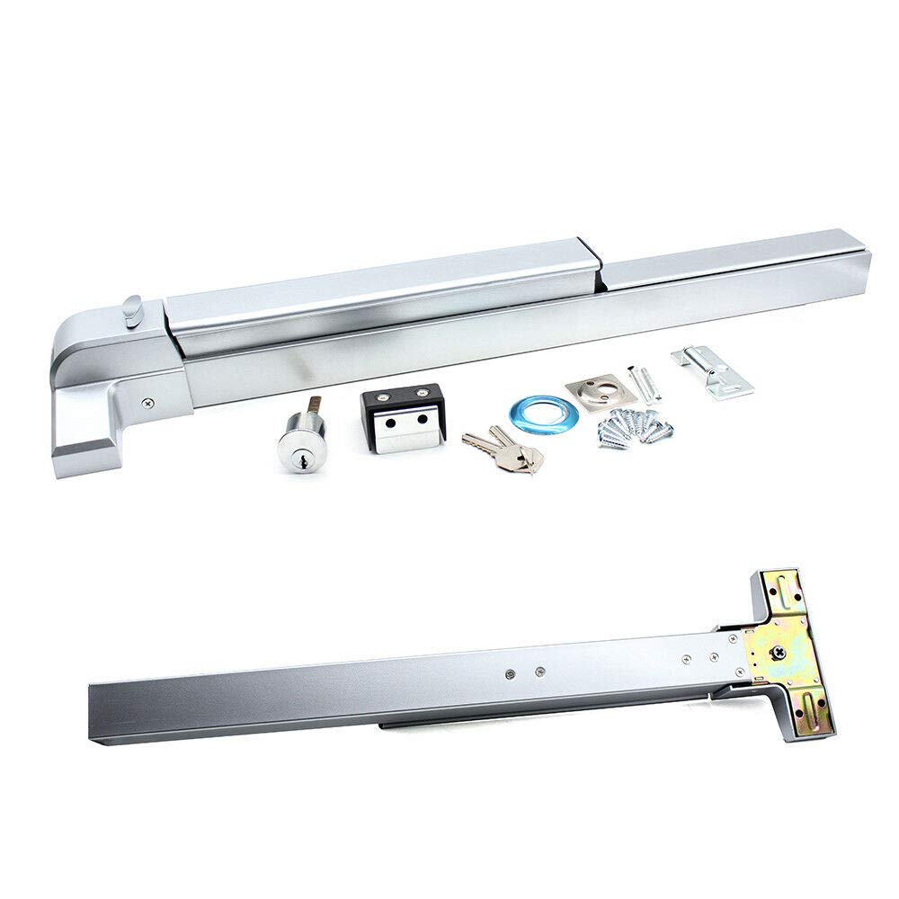 Heavy Duty Commercial Rim Exit Device Door Push Bar - Fireproof Emergency Panic Hardware for 30