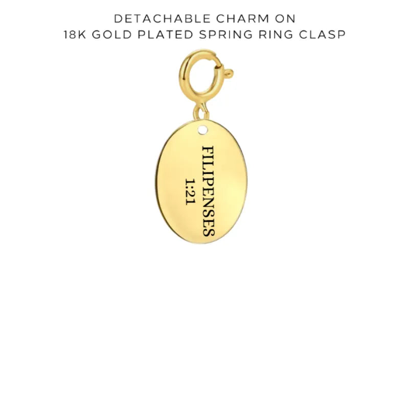 Personalized Engraved Charms with Detachable Clasp - Custom Name Jewelry Gift for Women - Perfect for Bracelets, Necklaces & Keychains - $10.00