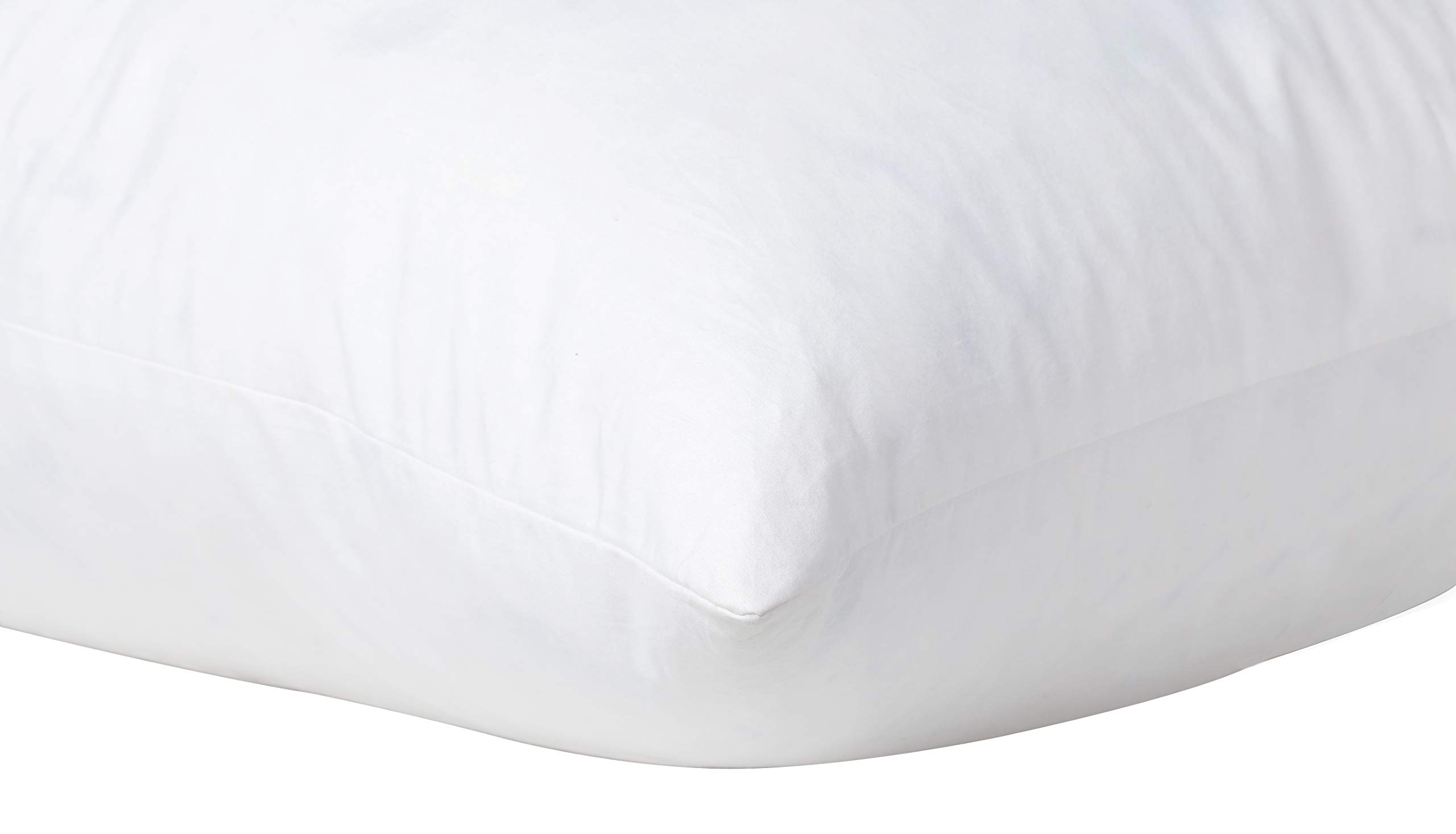 Premium White Goose Feather & Down Pillows - 2 Pack Luxury Decorative Throw Pillows with 100% Cotton Cover - Firm Support for Side & Back Sleepers - 18x24 Inches - Perfect for Sofa, Bed & Home Decor