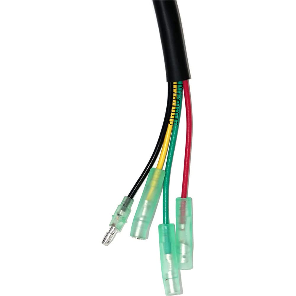 Yamaha Boat Motor Outboard Engine Remote Control Box Assembly 703-48272-12 - 10 Pin Pull to Open with 16.4ft Cable - Perfect for Marine Boating & Fishing Accessories