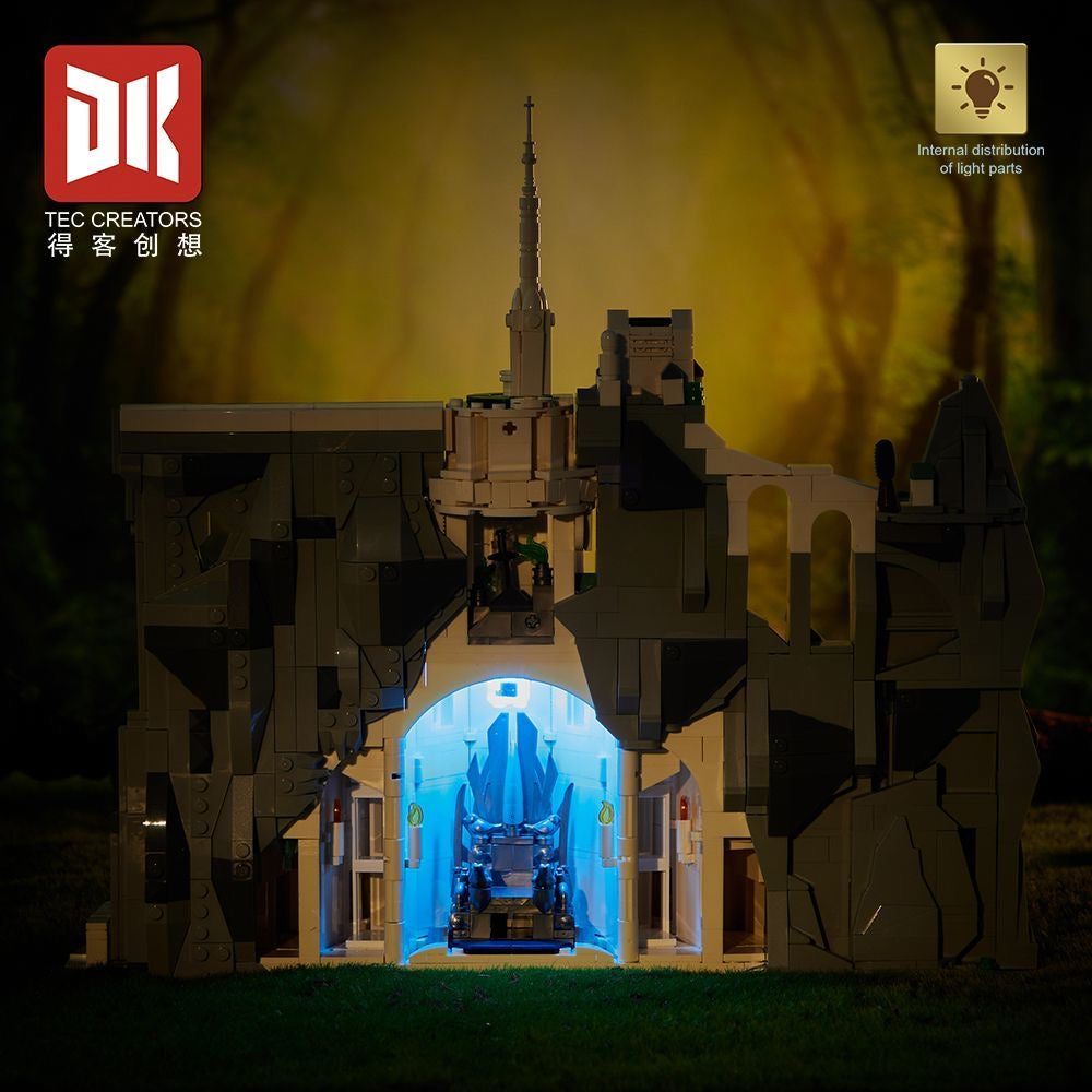 DK 7072 Minas Tirith Lord of The Rings Building Blocks Set - Collectible Medieval Castle Model Kit for Adults & Teens - Perfect for LOTR Fans, Home Decor & Gift Giving