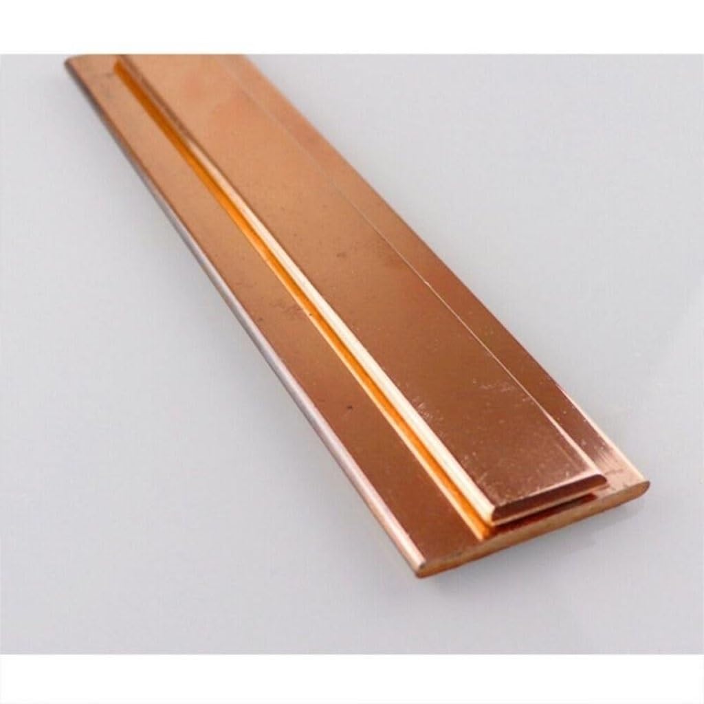 Pure Copper Plate - 1/1.5/2/3/4/5mm Thickness Red Copper Strip, Foil & Bar for DIY Projects - 1.5x15x250mm Size (1pc) - Perfect for Electrical Work, Jewelry Making & Crafting