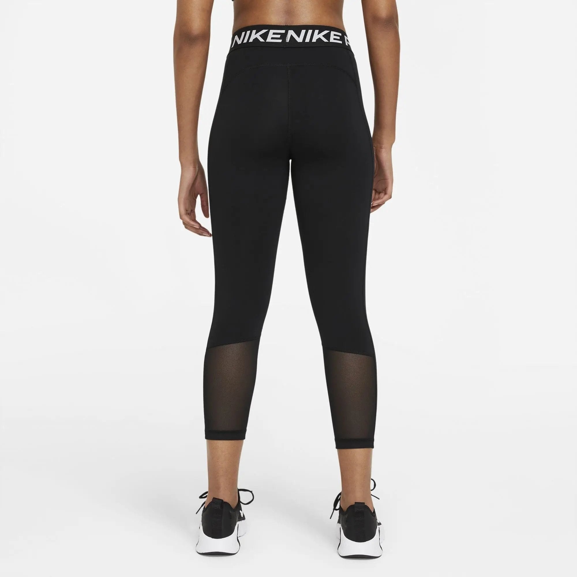 Nike Pro 365 Women's High-Waisted Crop Tights - Workout Leggings for Yoga, Running & Gym - Moisture-Wicking & Breathable Activewear