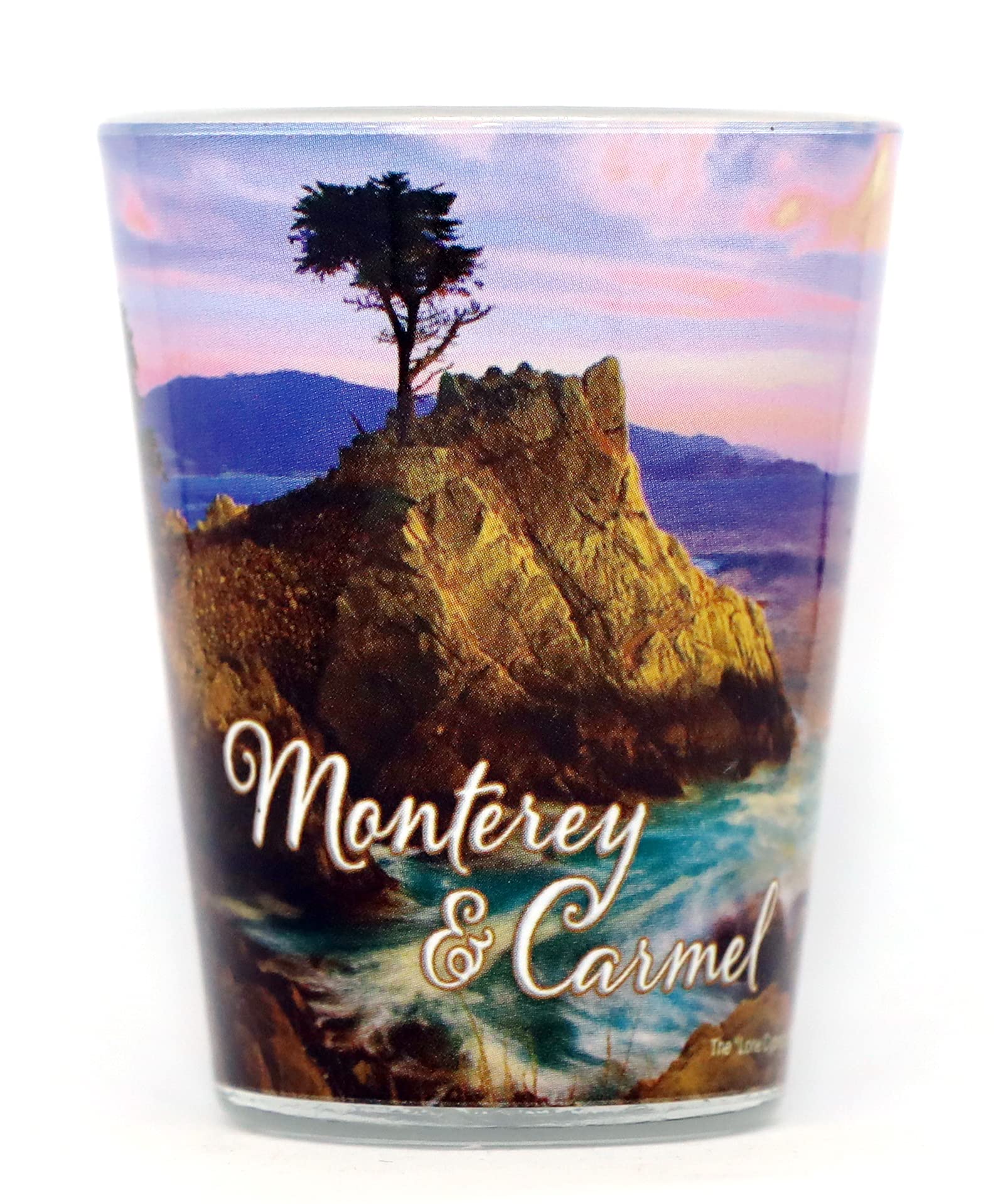 California Monterey-Carmel Photo Collage Shot Glass - Perfect for Souvenirs, Gifts & Party Favors
