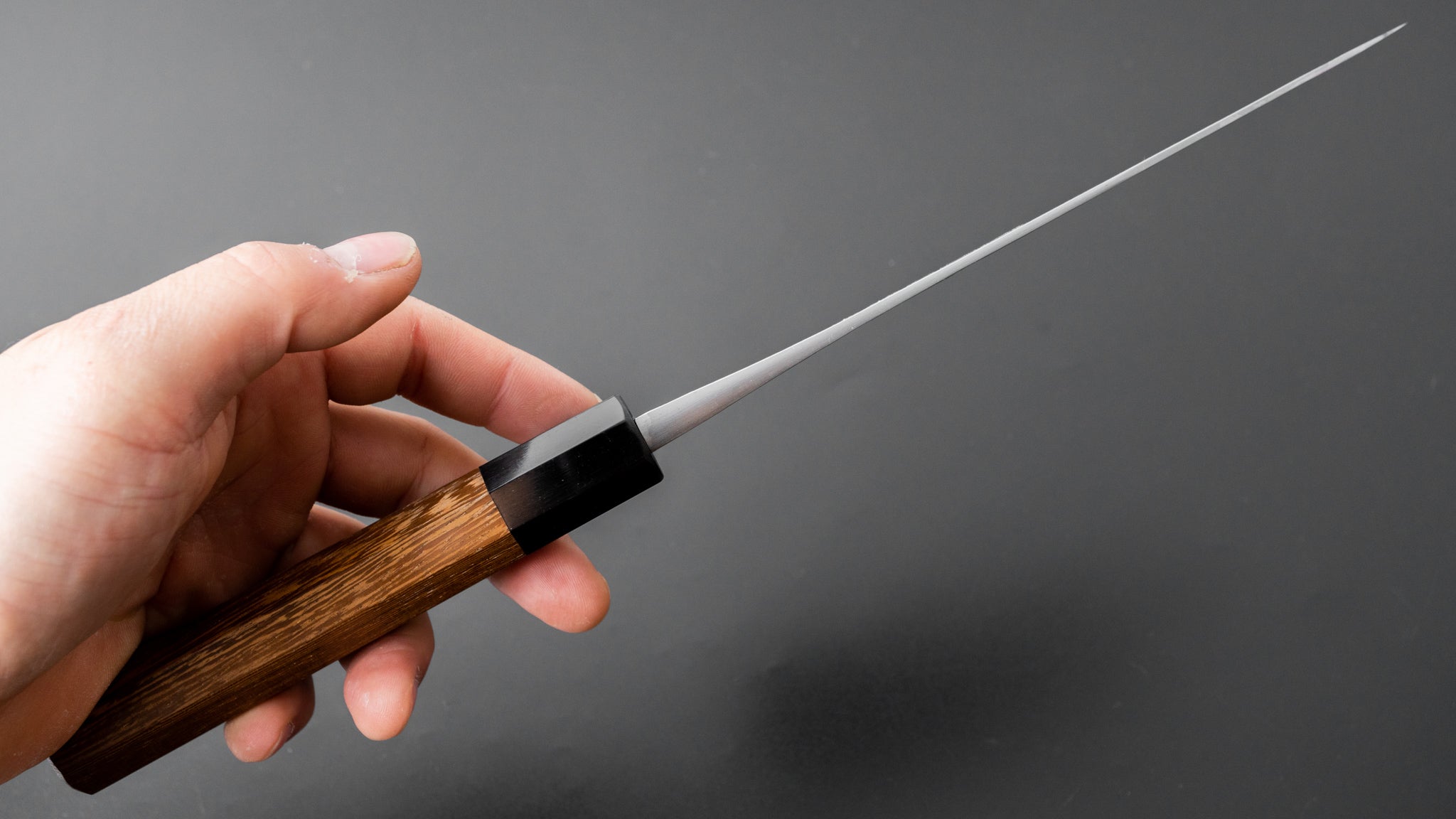 Premium Jiro Tsuchime Wa Santoku Knife 165mm - Japanese High Carbon Steel Blade with Taihei Tagayasan Handle (#367) - Perfect for Slicing, Dicing & Precision Cooking
