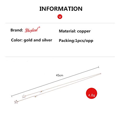 Stylish Metal Star Eyeglass Chain for Women & Girls - Adjustable Glasses Holder for Reading Glasses & Sunglasses - Perfect for Work, School & Fashion Accessories