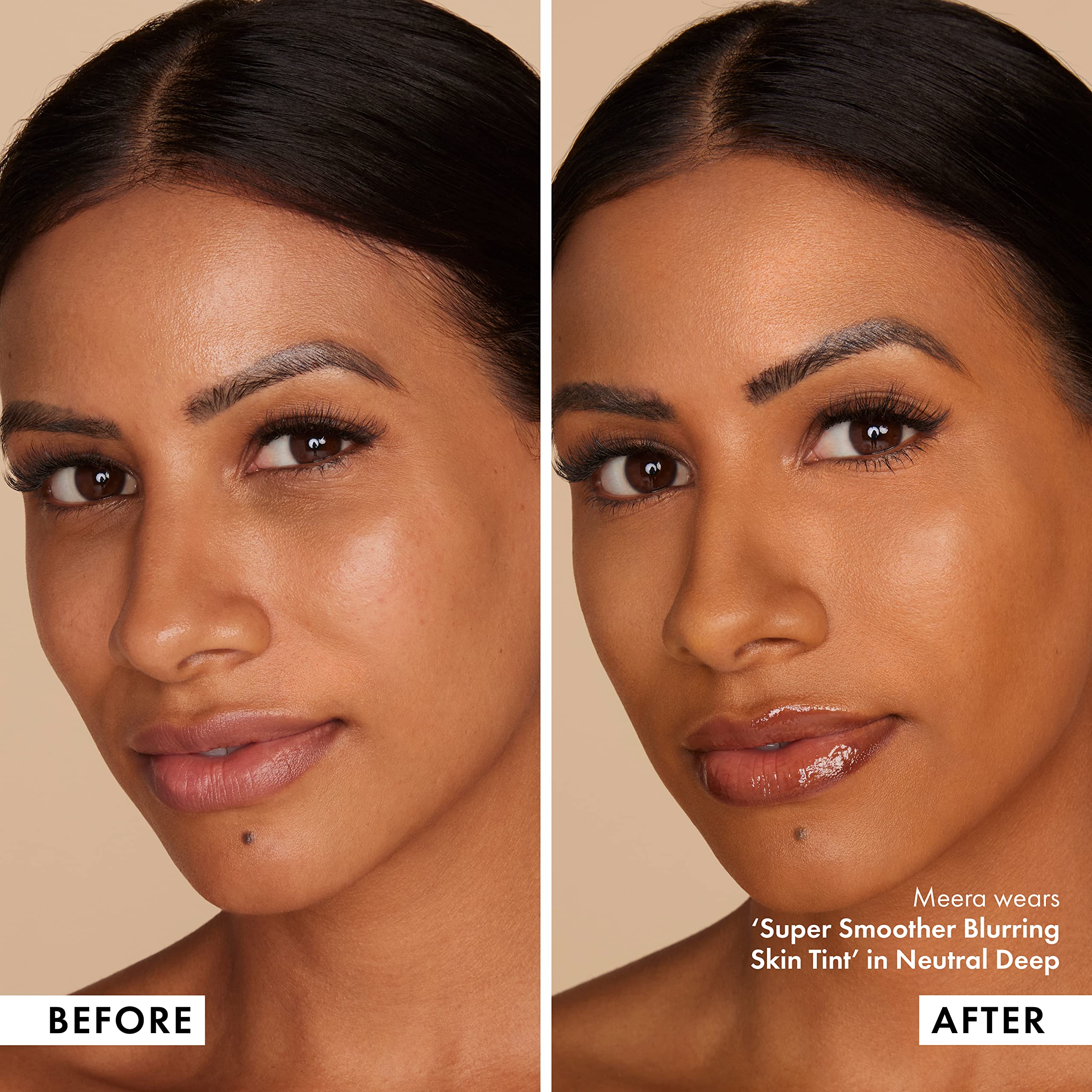 ICONIC LONDON Super Smoother Blurring Skin Tint - Light to Medium Coverage Tinted Moisturizer | Hydrating, Vegan & Cruelty-Free Makeup | Natural Finish for Daily Wear & Flawless Complexion