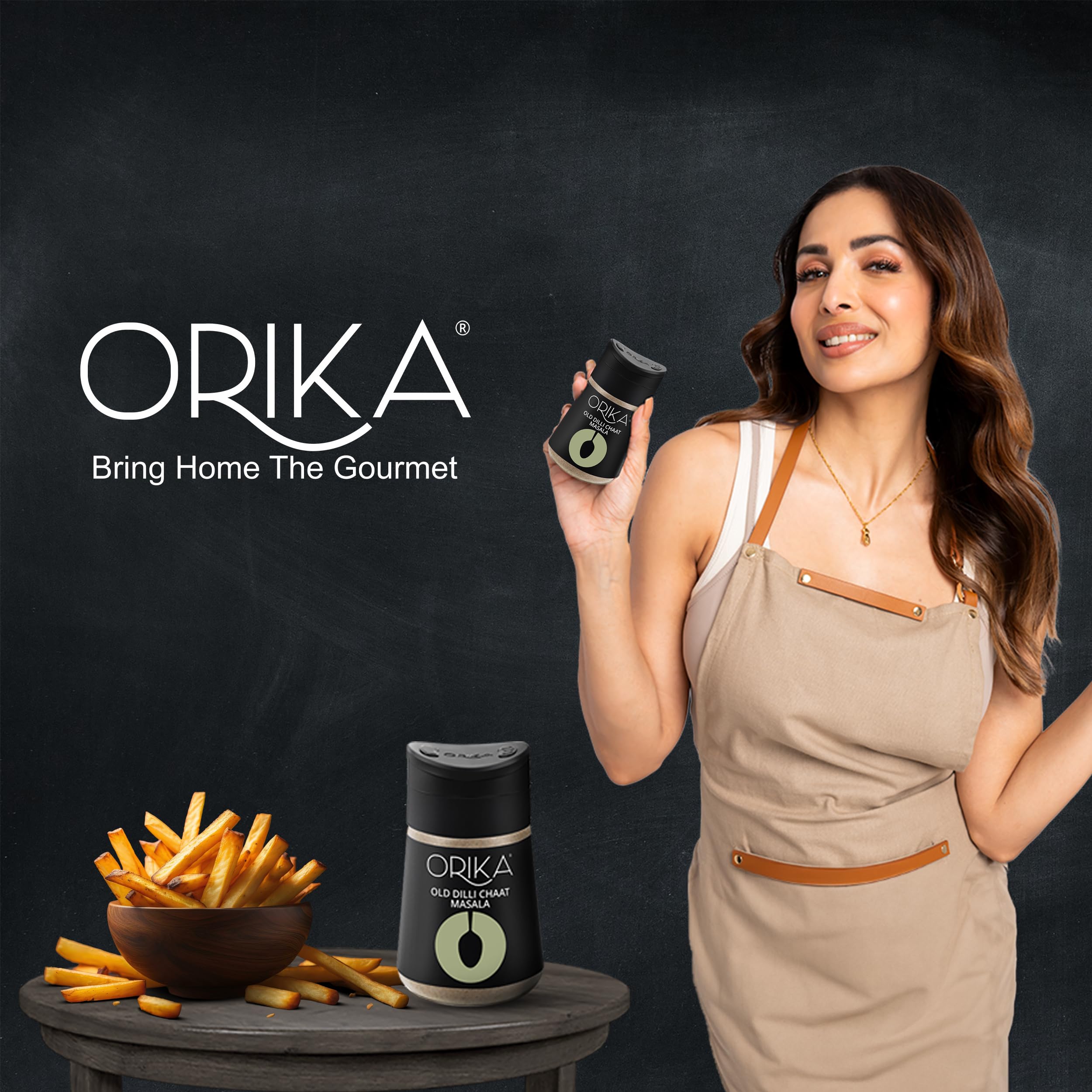 Orika Old Dilli Chat Masala - Premium Indian Spice Blend, 100% Pure Natural Seasoning for Chaat, Fruits, Salads & Snacks (90g) | Authentic Flavor Enhancer for Street Food & Home Cooking