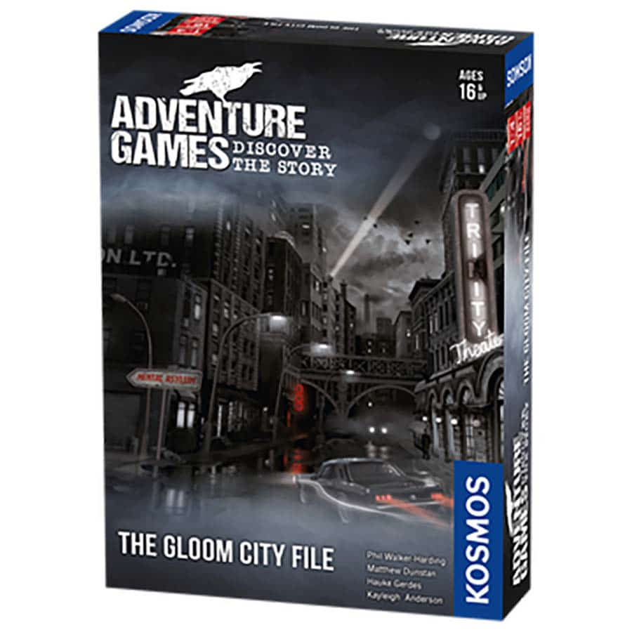 Adventure Games - The Gloom City File | Mystery Puzzle Game for Adults & Teens | Perfect for Game Nights & Escape Room Enthusiasts