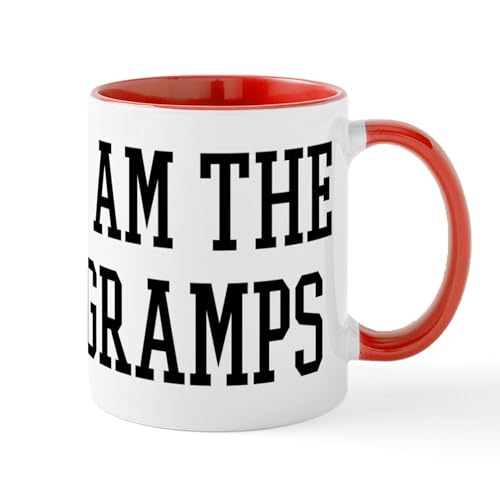 White/Red Inside - I Am The Gramps Mug