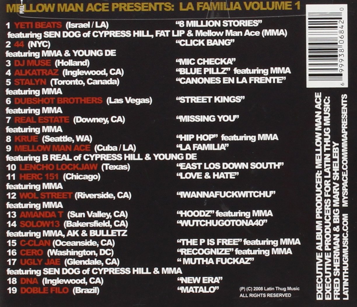 Mellow Man Ace Presents: La Familia 1 - Authentic Latin Hip Hop Album | Perfect for Parties, Workouts & Road Trips