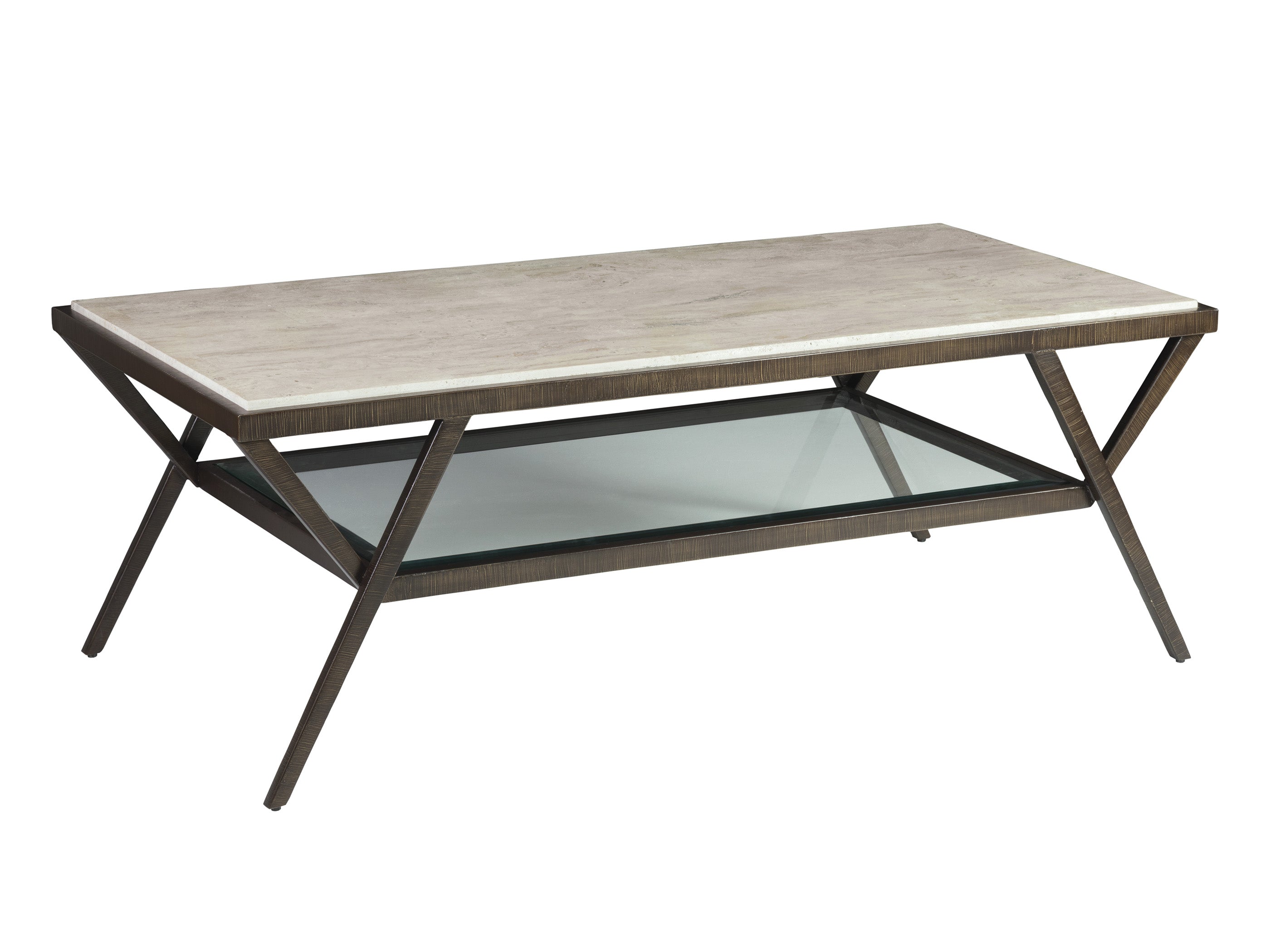 Adamo Cafe Cocktail Table - Medium Brown Wood Coffee Table for Living Room | Modern Side Table for Home & Office Decor