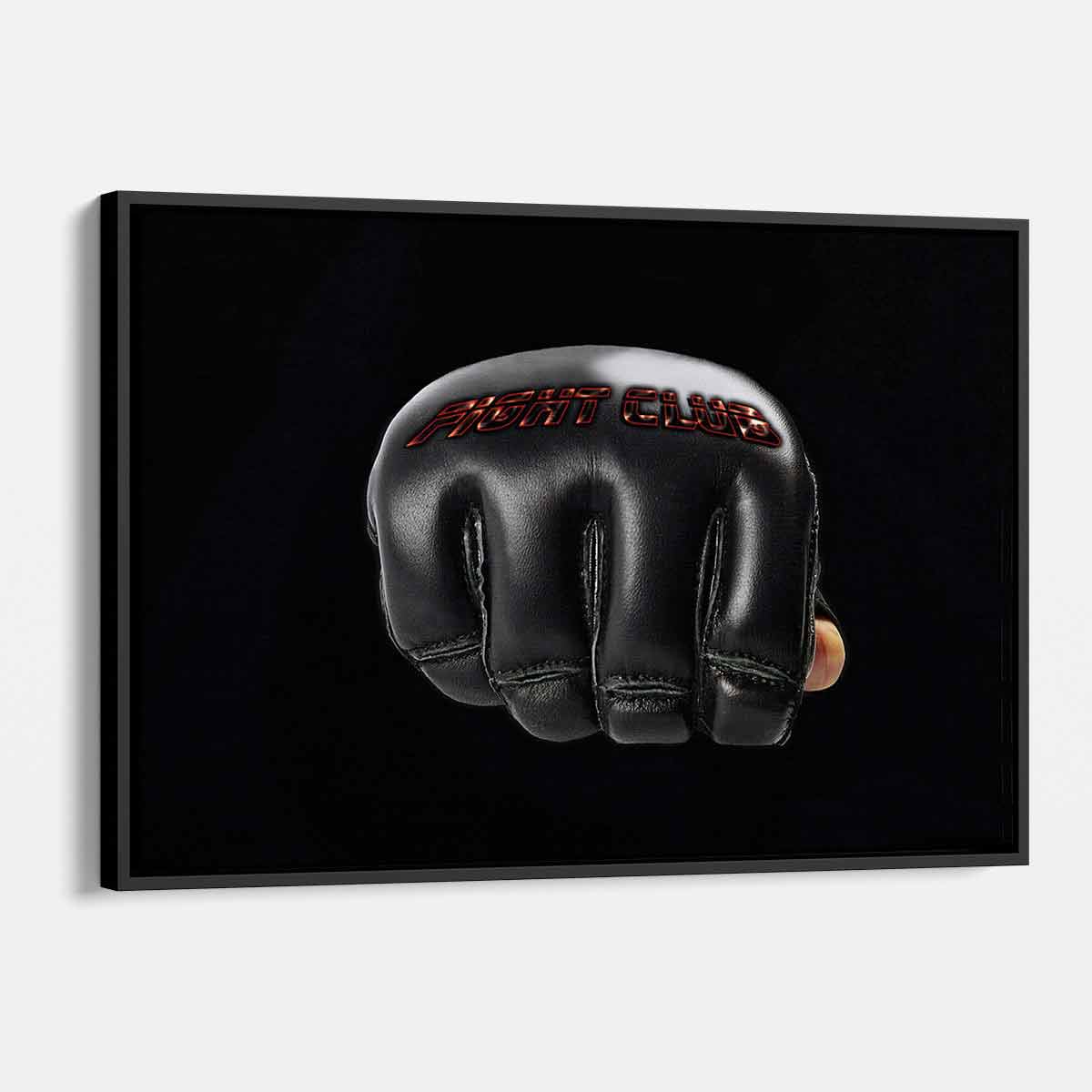 Black Fighting Wall Art Canvas 3914 - Modern Abstract Battle Scene Painting for Home & Office Decor | Perfect for Living Room, Bedroom, or Office Wall Decoration