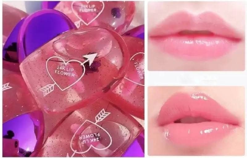 Kawaii Heart-Shaped Lip & Cheek Tint - Natural Blush & Lip Stain for Everyday Makeup, Perfect for Date Night & Selfies