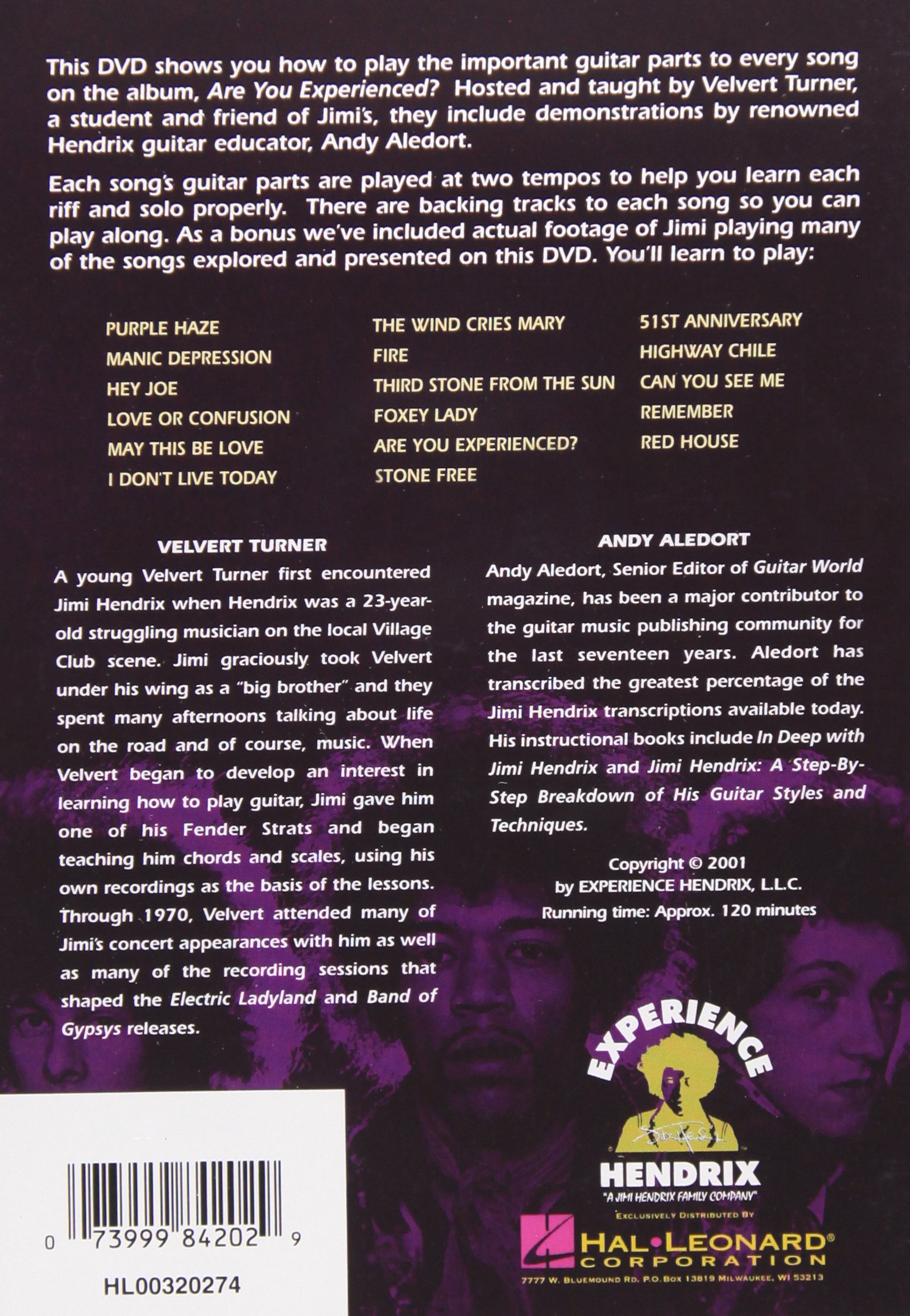 Learn to Play Jimi Hendrix Songs from Are You Experienced - Guitar Tutorial Book for Beginners & Intermediate Players | Perfect for Home Practice & Jam Sessions