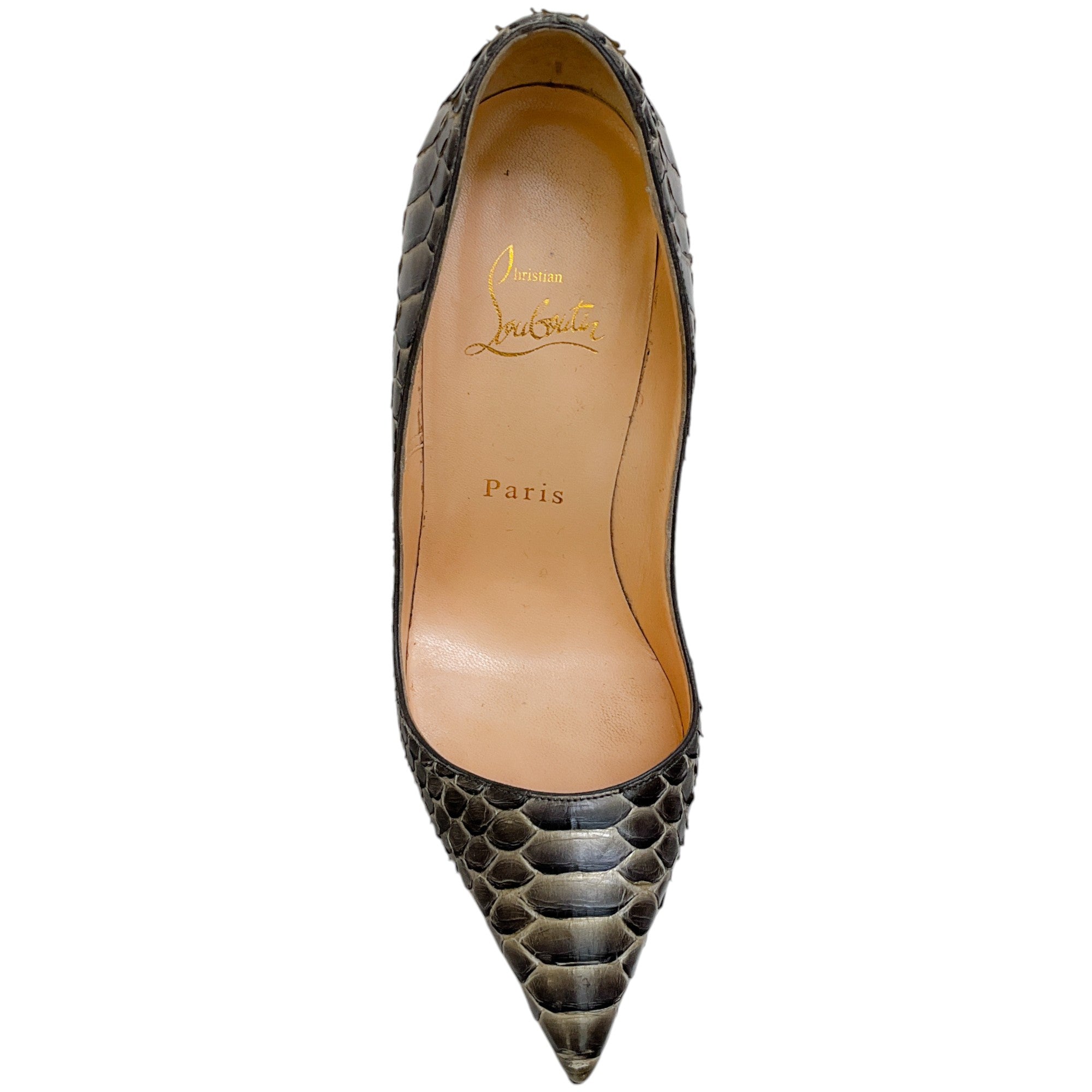 Christian Louboutin So Kate Python Leather Pumps - Women's Luxury High Heels for Evening Parties & Red Carpet Events