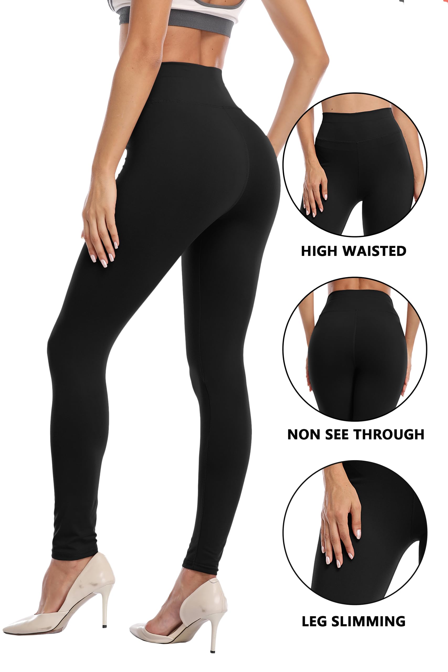 Polar Bunny High Waisted Yoga Pants for Women - Stretchy Soft Athletic Leggings, Gym Workout Tights, Full Length Comfortable Lounge Wear | Perfect for Yoga, Running, Pilates & Everyday Casual Wear