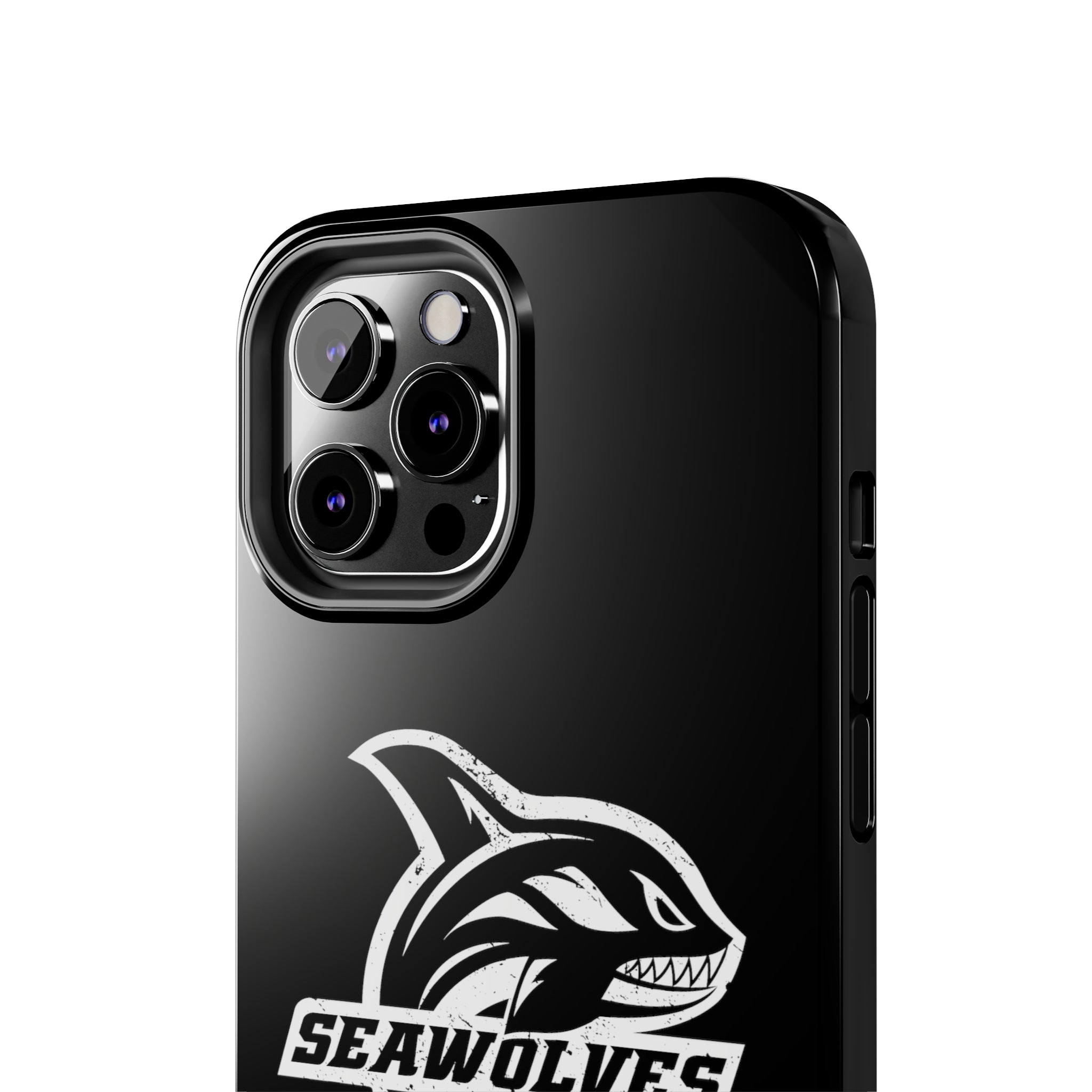 Seawolves Black Rugged Phone Case - Durable & Shockproof Protection for iPhone & Android - Perfect for Outdoor, Sports & Daily Use